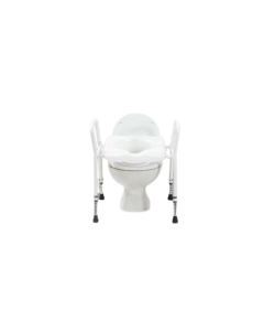 Raised Toilet Seat Frame with Comfort Seat