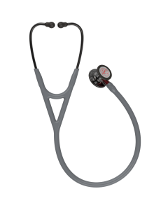  Littmann Cardiology IV Stethoscope - Limited Edition - High Polish - Smoke Chest Piece - Gray Tube