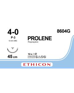 Prolene Suture 4-0 P-3 MP 45 cm Undyed (12)