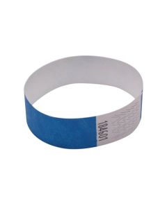 Tyvek Announce Wrist Band 19mm Blue (1000)