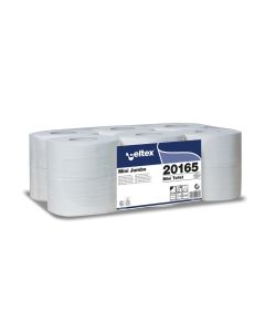 Pure Cellulose Mini Jumbo Toilet Roll (12) 