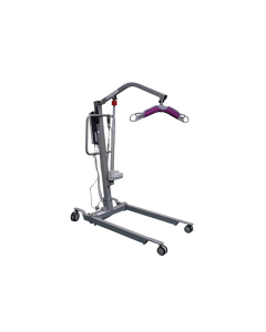 Olympic 180 patient transfer hoist with powered leg opening
