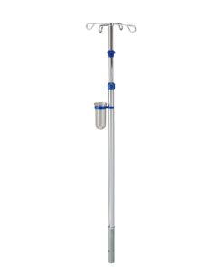 Provita IV-Pole/ Drip stand for Bed Post - Stainless Steel