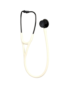  Littmann Cardiology IV Stethoscope - Black Finish Chest Piece - Satin Finish Alabaster Tube