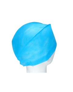 BLUE Surgical Nurses Cap with Elasticated Back 