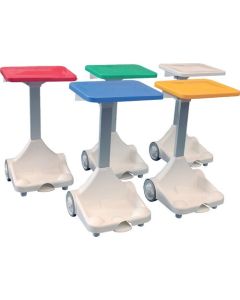 Open Type Plastic Pedal Bin - Wheels