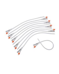 Foley Catheter Silicone (16 fr 5 cc.) PK of 10