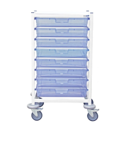 Medi-Storage Trolley 8 Shallow Trays