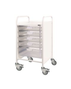 VISTA 50 Trolley - 4 Single / 1 Double Depth Trays 