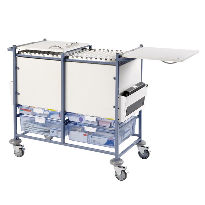 Large Medical Notes Trolley Dimensions